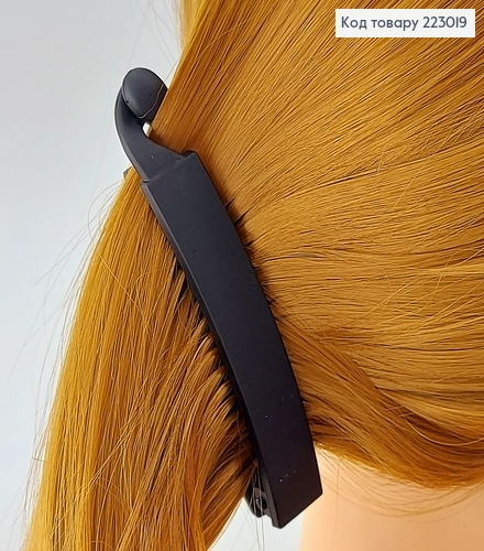 Заколка банан каучук 10 см в асорт.  223019 фото 2