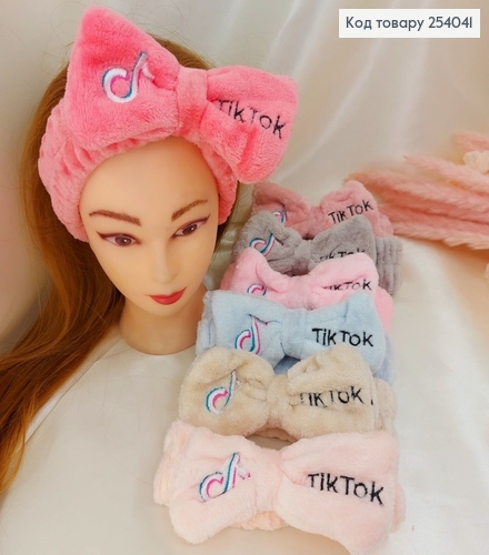 Повязка махровая косметическая Тик Ток в ассор. 254041 фото 1