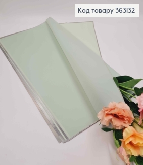 Пленка слоеная "Рамка" цвет МЯТНЫЙ, №06, размер 58*58см 363132 фото