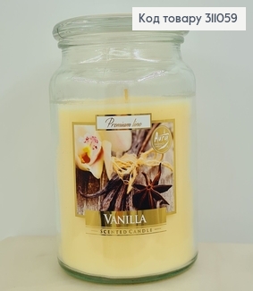 Аромасвечи в банке BISPOL Ваниль 500 г / 100 часов 311059 фото