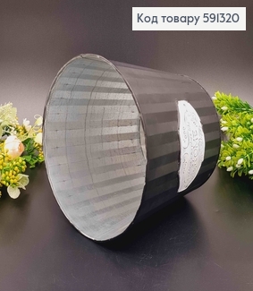 Відерце-кашпо, метал, чорного кольору, "Home ", висота 16см, Польща 591320 фото