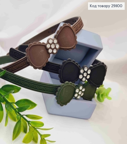 Обруч каучук простой  Бант в асс. 291100 фото 1