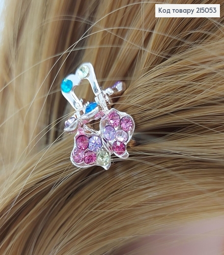 Краб металл розовое золото в асс. 1,5 см 215053 фото 1