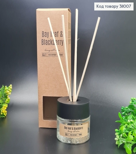 Аромадифузор BISPOL Лавровый лист - ежевика 50 мл 311007 фото 1