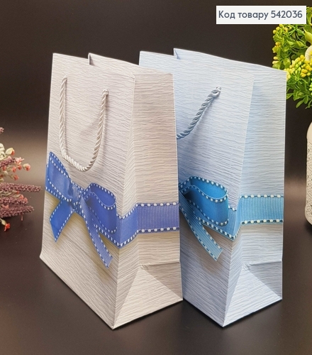 Пакет бумажный среднийв Бантик 24х19,5 см в асс. 542036 фото 2