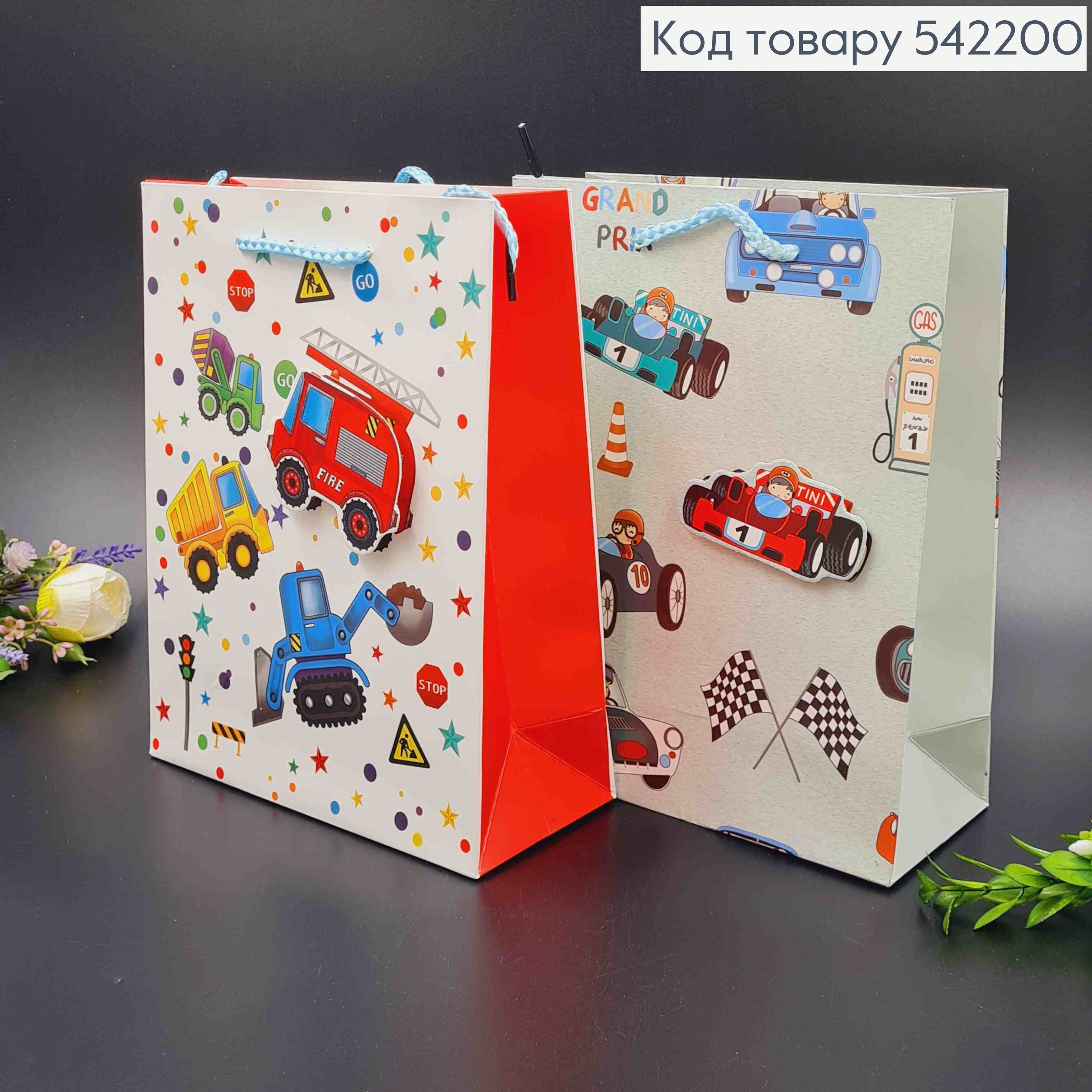 Пакет бумажный, "Техника", 18*23*8см в ассорт. 542200 фото 1