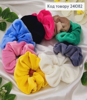 Резинка велюрова об'ємна, 12см, кольори в асорт. Україна 241082 фото