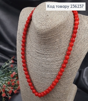 НАМИСТО Буси з перлинок 8мм Червоні, 49см 236237 фото