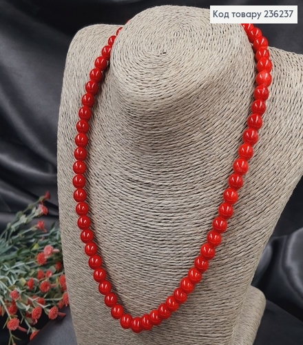 НАМИСТО Буси з перлинок 8мм Червоні, 49см 236237 фото 1