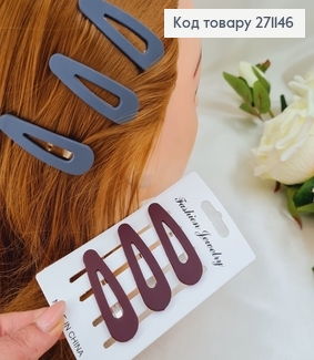 Заколка тик так в асс. 3 шт / уп. 232055 фото