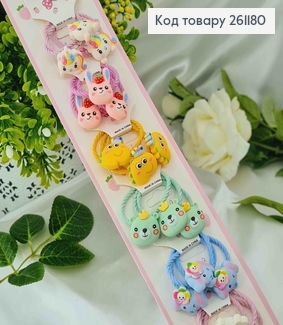 Набор Резинок детских со слониками и динозавриками 30шт.\уп 261180 фото