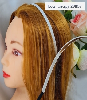 Обруч (заготовка) металл БЕЛЫЙ обтянутый тканью 0,6см 291107 фото