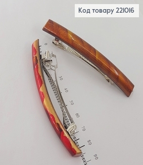 Заколка автомат пластик 9 см 221016 фото