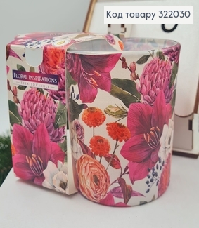 Аромасвічка стакан BISPOL Квіткове натхнення  100г/22 годин, 72s -30 322030 фото