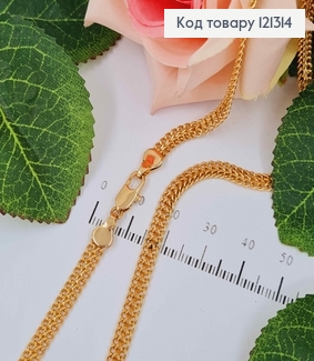 Цепочка, плетение питона, длина 50см. шир.4мм, Xuping 18K 121314 фото