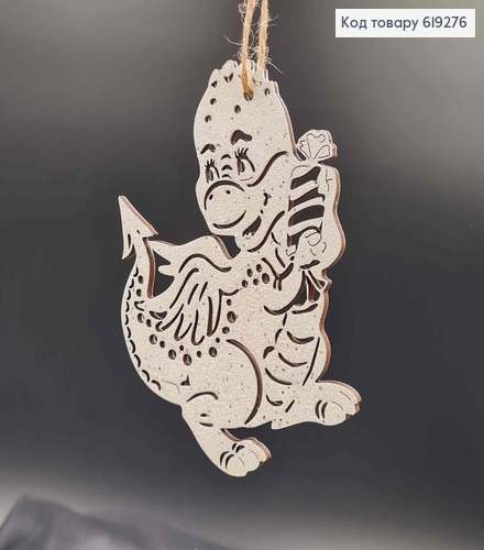 Деревянная игрушка, Дракончики с блеском, 11,5*8см, Украина 619276 фото 1