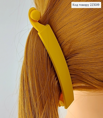 Заколка банан каучук 10 см в асорт.  223019 фото 4