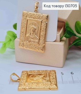 Иконка-Ладанка "Спаситель", размер 3,5*2,9см, Xuping 18K 130705 фото