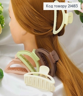 Краб пластик, матовый, Полумесяц, 9см, цвета в ассорт. 214183 фото