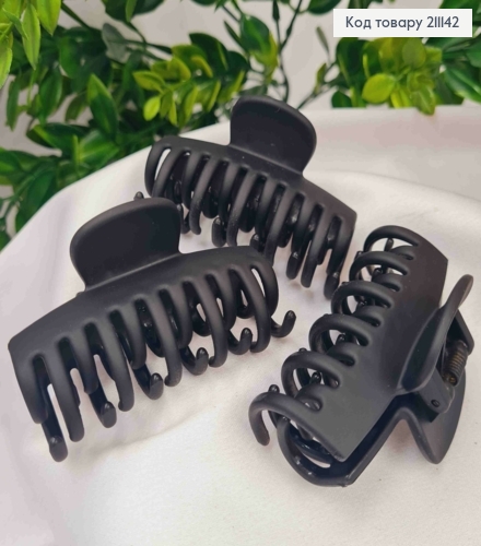 Краб пластик матовый, двойные "Паучие Лапки", 7см, Черного цвета 211142 фото 1