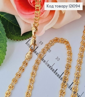 Ланцюжок плетіння з петельками, 5мм, довж. 50см Xuping 18K 121094 фото