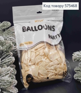 Воздушные шары, латексные "12", молочные перламутровые, 100шт\уп 575468 фото