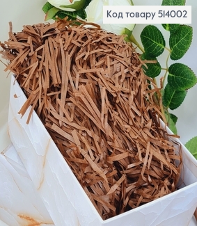 Наполнитель тишью коричневый 100 гр 514002 фото