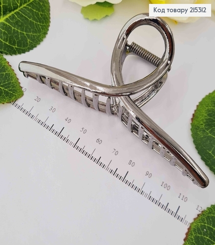 Краб металл, цвета графит, петелька, 11см. 215312 фото 1