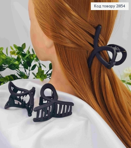 Краб пластик матовый Петелька, 7см, Черного цвета 211154 фото 1