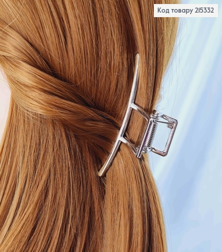 Краб металл, плоская дуга, цвета в ассорт. 7,5см 215332 фото 2