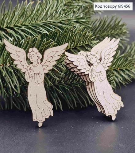 Деревянная фигурка (5шт/уп) "АНГОЛ", 6,5*5см, ручная работа, Украина 619456 фото 1