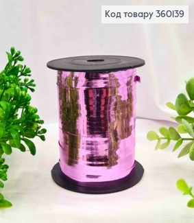 Лента-Завязка полипропиленовая, цвета СИРЕНЕВЫЙ-МЕТАЛЛИК, шир.0,5см, дл. 360139 фото