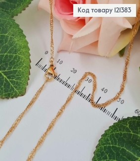 Цепочка, витое плетение, длина 50см, 1,5мм, Xuping 18К 121383 фото