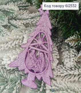 Новорічна фігура Блиск Ялинка Вертеп ЛАВАНДА, 16*10см, Україна 612532 фото
