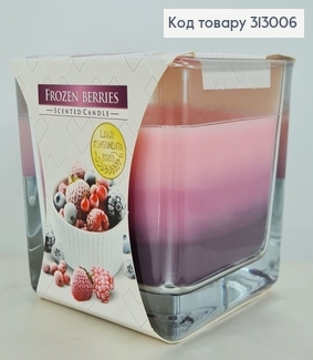Аромасвечи стакан FROZEN BERRIES170 г/32год., snk 80-314  BISPOL  313006 фото