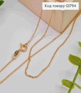 Цепочка КАКОРНОЕ плетение, ширина 2мм длина 39см, Xuping 18K 121794 фото