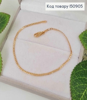 Браслет панцирное плетение, шир. 2мм, дл. 20см, Xuping 18К 150905 фото