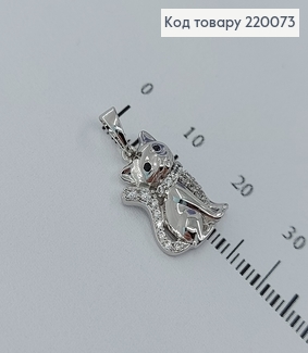 Кулон кот скамнями родированое  Xuping 18K 220073 фото