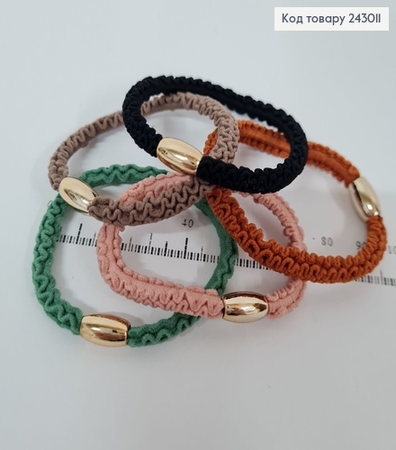 Резинка с золотом в асс.10 шт / уп цена за уп. 243011 фото 1