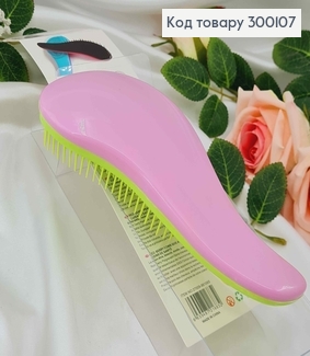 Щетка для волос, Redberry (тангл тизер), Салатово-Фиолетовая средняя(19*8), качественный Китай 300107 фото