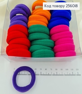 Резинка микрофибра Китай 4 см №3 30 шт/уп  256018 фото