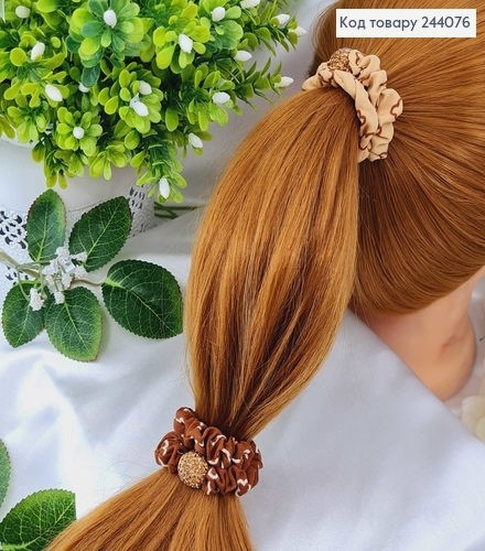 Резинка ШАР с камнями , пoд бренд Van Cleef в асорт. 244076 фото 2