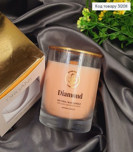 Аромасвечка стакан ARTMAN ORGANIC Бриллиант 250 г/52 часов 312011 фото 1
