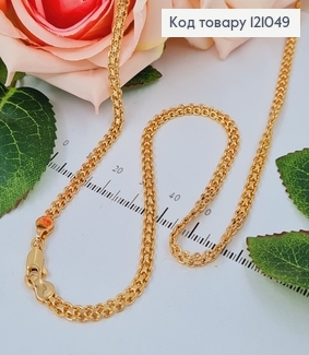 Цепочка француский БИСМАРК 3мм, длина 60см, Xuping 18К 121049 фото