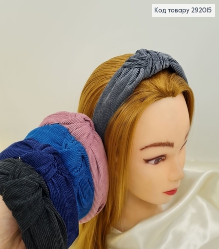 Обруч чалма велюр в асс. 292015 фото 1