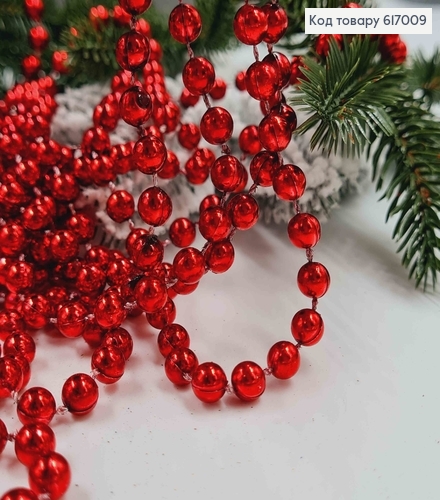 Буси 0,9см, цвет КРАСНИЙ, длина 9м 617009 фото 1