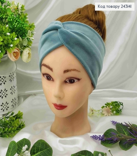 Пов'язка, м'який велюр, дитячна, ХВОЙНА, 19*9см, ручна робота, Україна 243141 фото 1