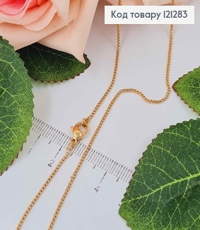 Цепочка снейк 1мм, длина 35см, плетение якорное (круглое плотное) Xuping 18K 121283 фото