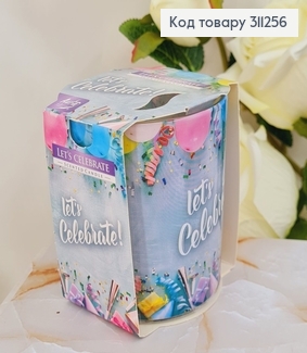 Аромасвічка стакан BISPOL Ідемо святкувати 100 г/22 годин, 72s -49 322016 фото